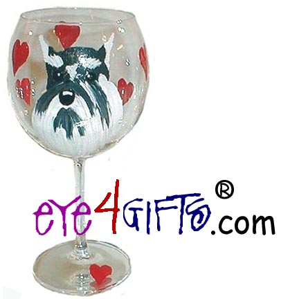 schnauzer wine glasses